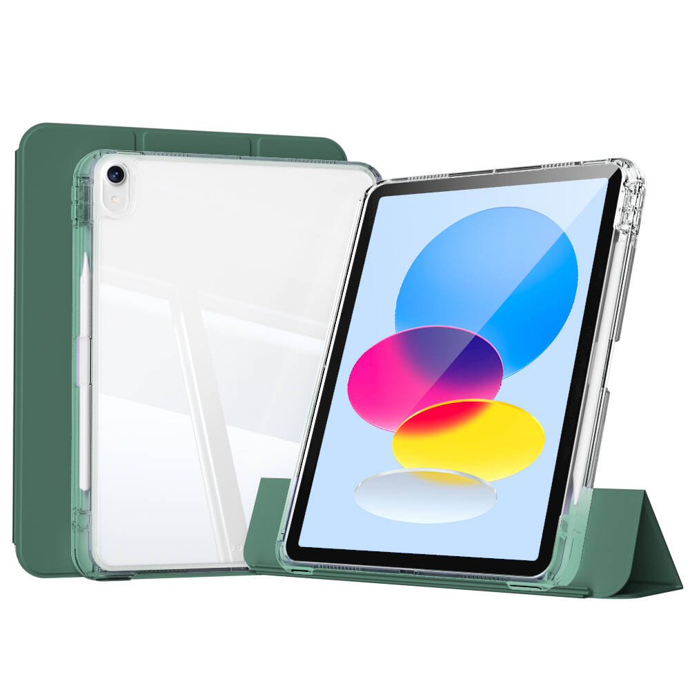 Apple iPad 11.Nesil 2025 Kılıf Magnetik Ayrılabilen Airbagli Zore Sliding Tablet Kılıfı