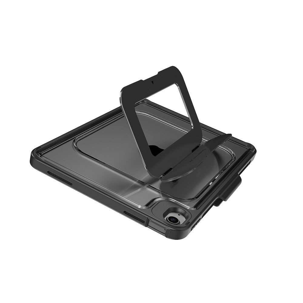 Apple iPad Air 11 2025 M3 Mutural AlloyKick Serisi Kalem Bölmeli Alüminyum Standlı Tablet Kılıfı