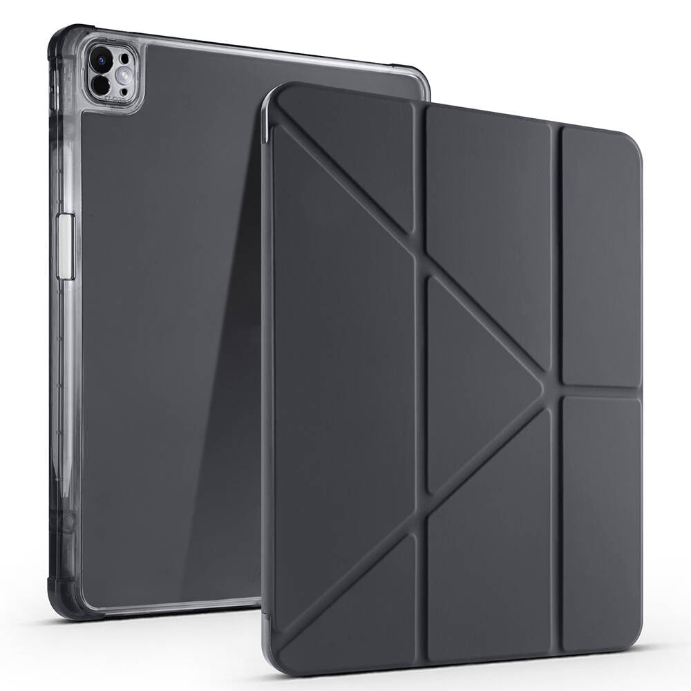 Apple iPad Air 13 2025 M3 Kılıf Zore Tri Folding Kalem Bölmeli Standlı Kılıf