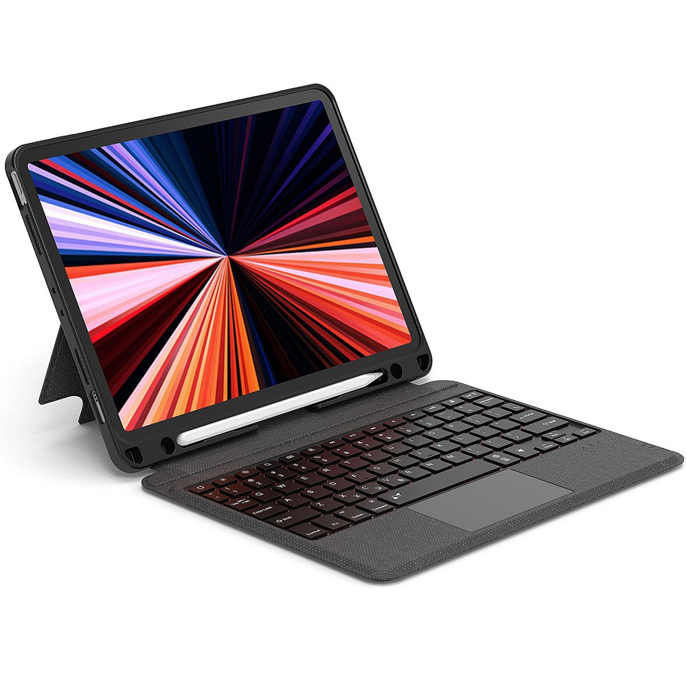 Apple iPad Air 13 2025 M3 Wiwu MagTouch Serisi Gizli Kalem Bölmeli Klavyeli Kılıf