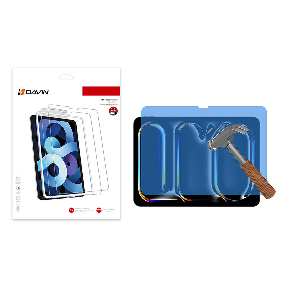 Apple iPad Pro 11 2025 M5 Davin Tablet Nano Ekran Koruyucu