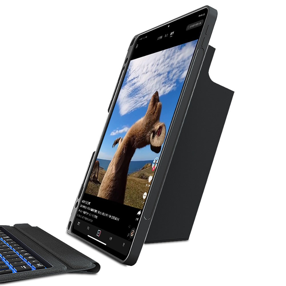 Apple iPad Pro 12.9 2020 (4.Nesil) Wiwu MagTouch Serisi Gizli Kalem Bölmeli Klavyeli Kılıf