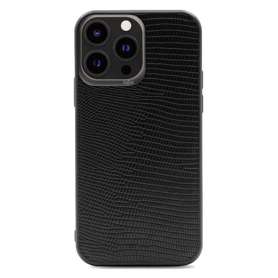 Apple iPhone 13 Pro Max Kılıf Kajsa Preppie Collection Pu Deri Kapak