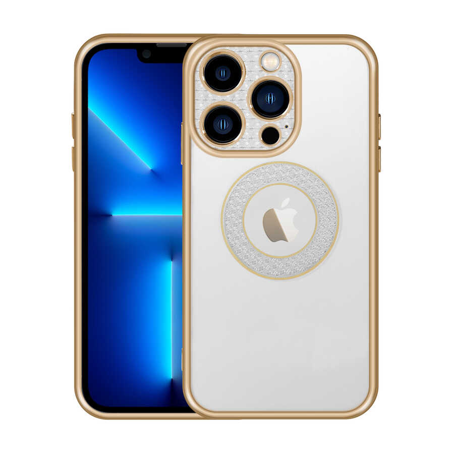 Apple iPhone 13 Pro Max Kılıf Kamera Korumalı Logo Gösteren Zore Esta Kapak