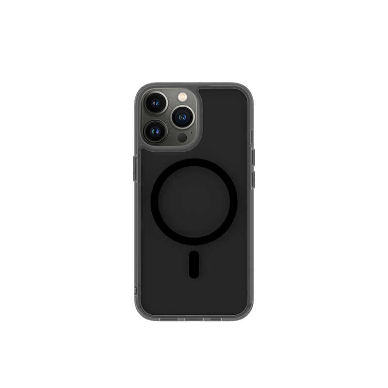 Apple iPhone 13 Pro Wiwu M-safe Şarj Özellikli Lens Korumalı Şeffaf Silikon Kapak