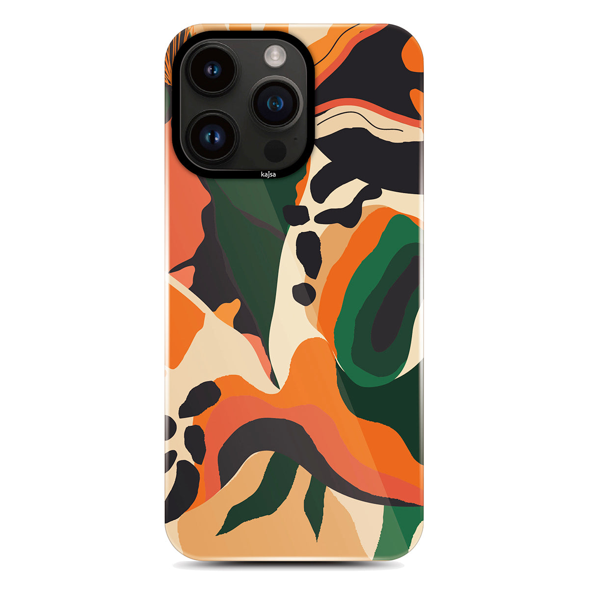 Apple iPhone 14 Pro Kılıf HD Desenli Kajsa Shield Plus Flower Graphic Serisi Kapak