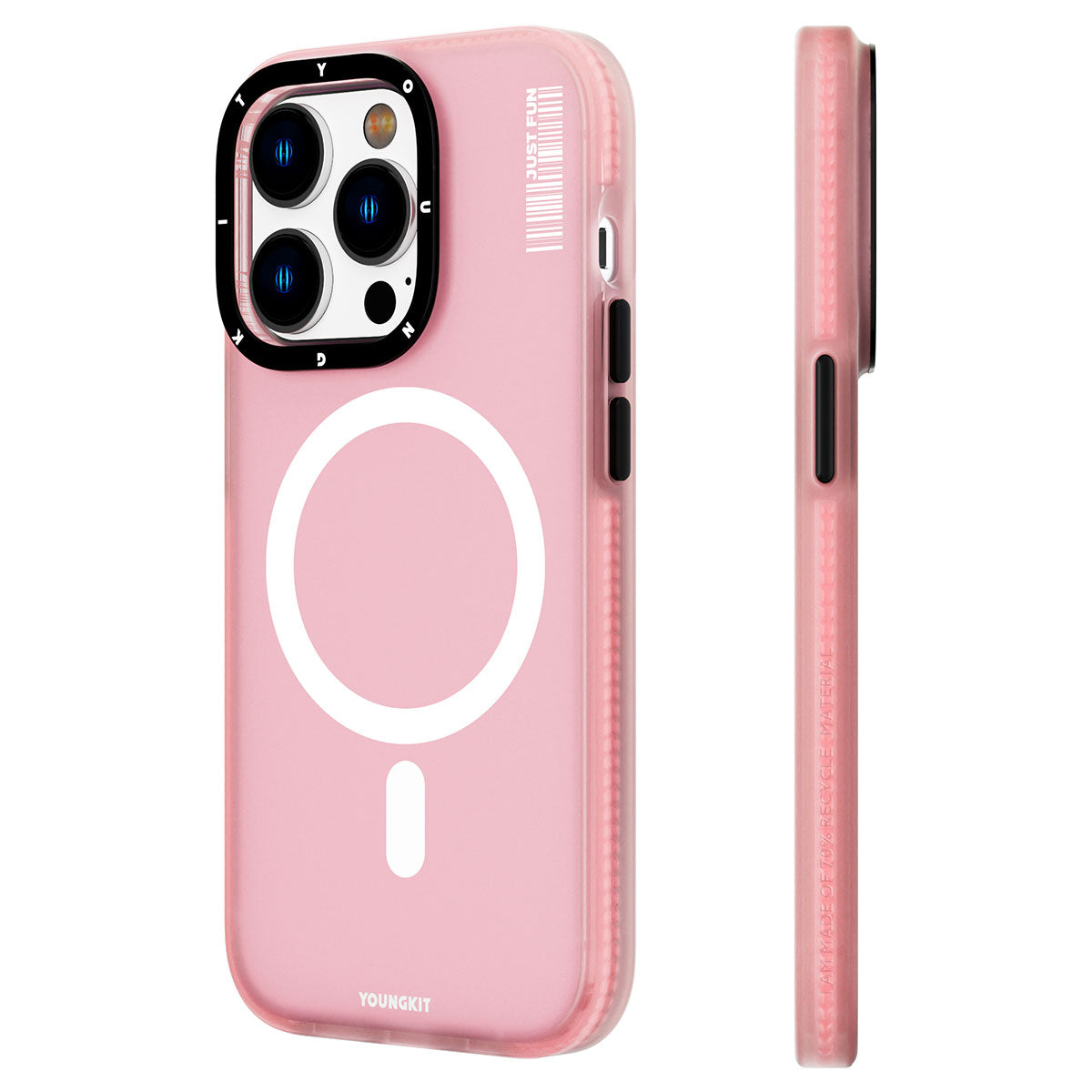 Apple iPhone 14 Pro Kılıf M-safe Şarj Özellikli Youngkit Colored Sand Serisi Kapak
