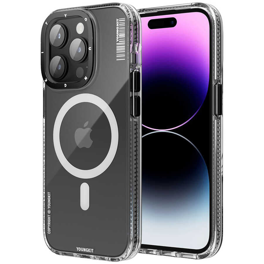 Apple iPhone 14 Pro Kılıf M-safe Şarj Özellikli YoungKit Exquisite Serisi Kapak