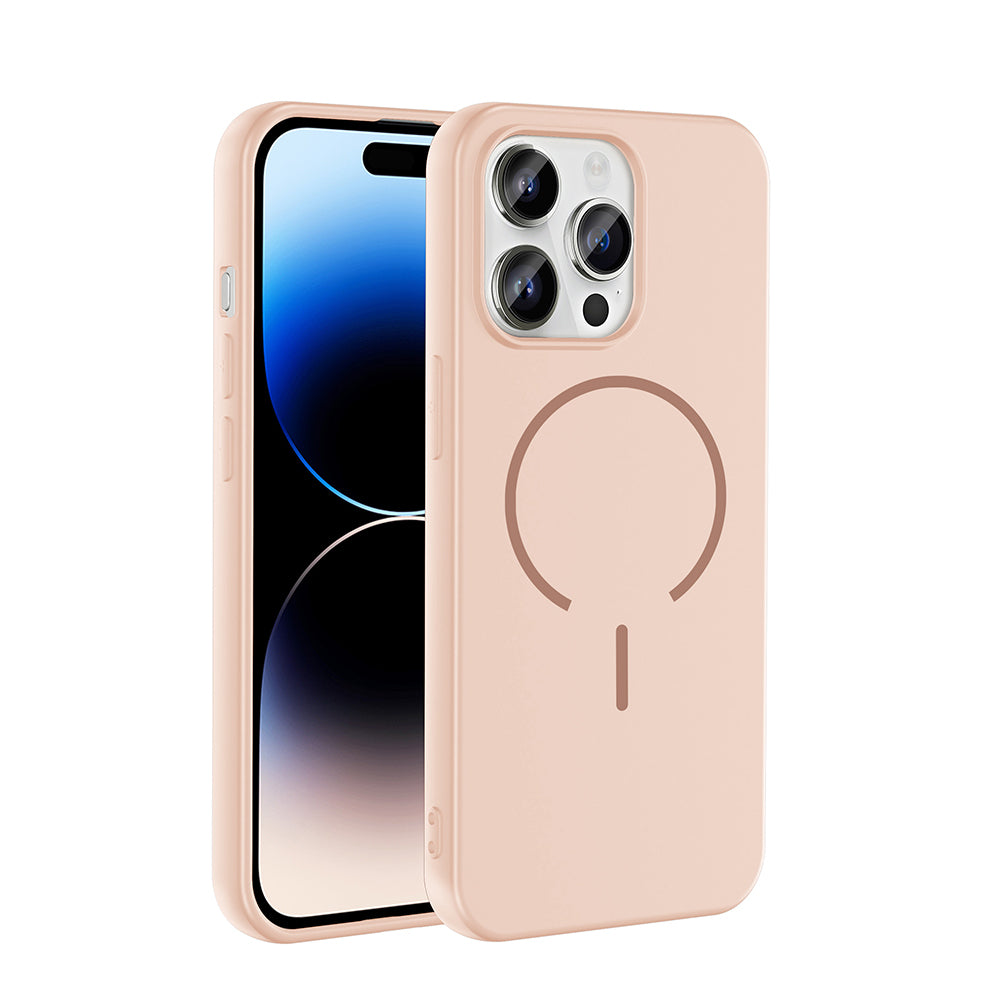 Apple iPhone 14 Pro Max Kılıf M-safe Şarj Özellikli Zore Meta Kapak