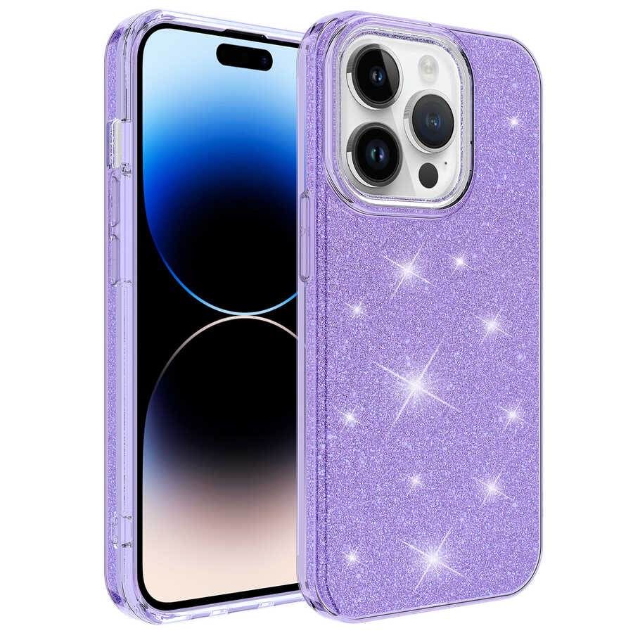 Apple iPhone 14 Pro Max Kılıf Zore Shining Silikon