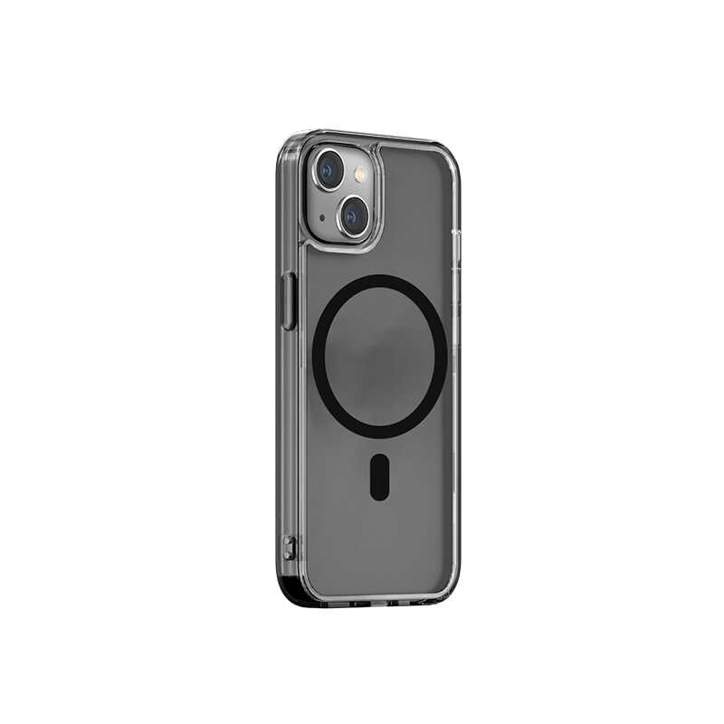 Apple iPhone 14 Wiwu M-safe Şarj Özellikli Lens Korumalı Şeffaf Silikon Kapak