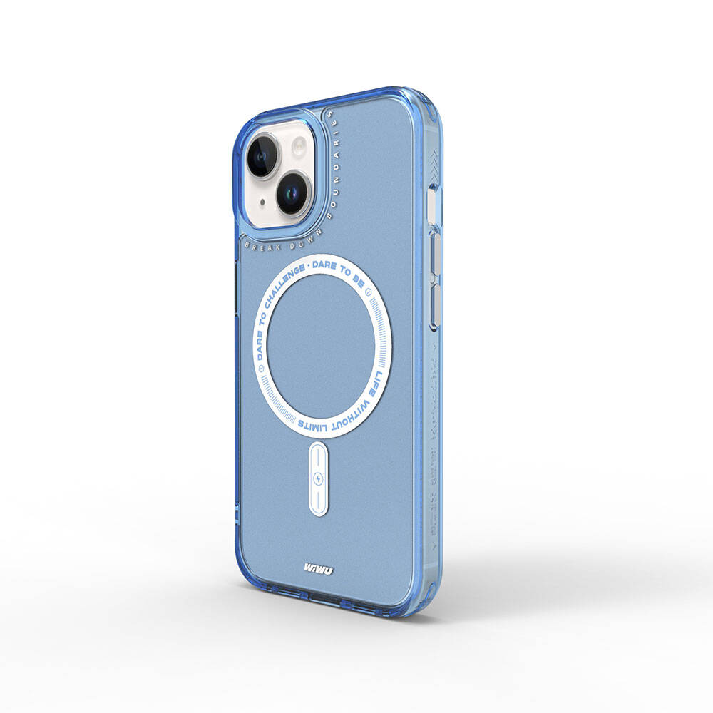 Apple iPhone 15 Kılıf M-safe Şarj Özellikli Wiwu Basic Color J Serisi Kapak