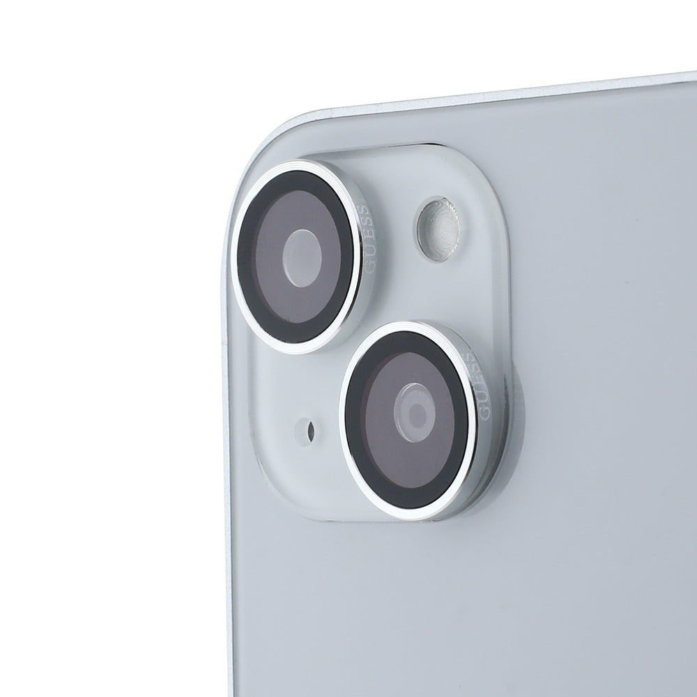 Apple iPhone 15 Plus Guess Orjinal Lisanslı Metal Kamera Lens Koruyucu