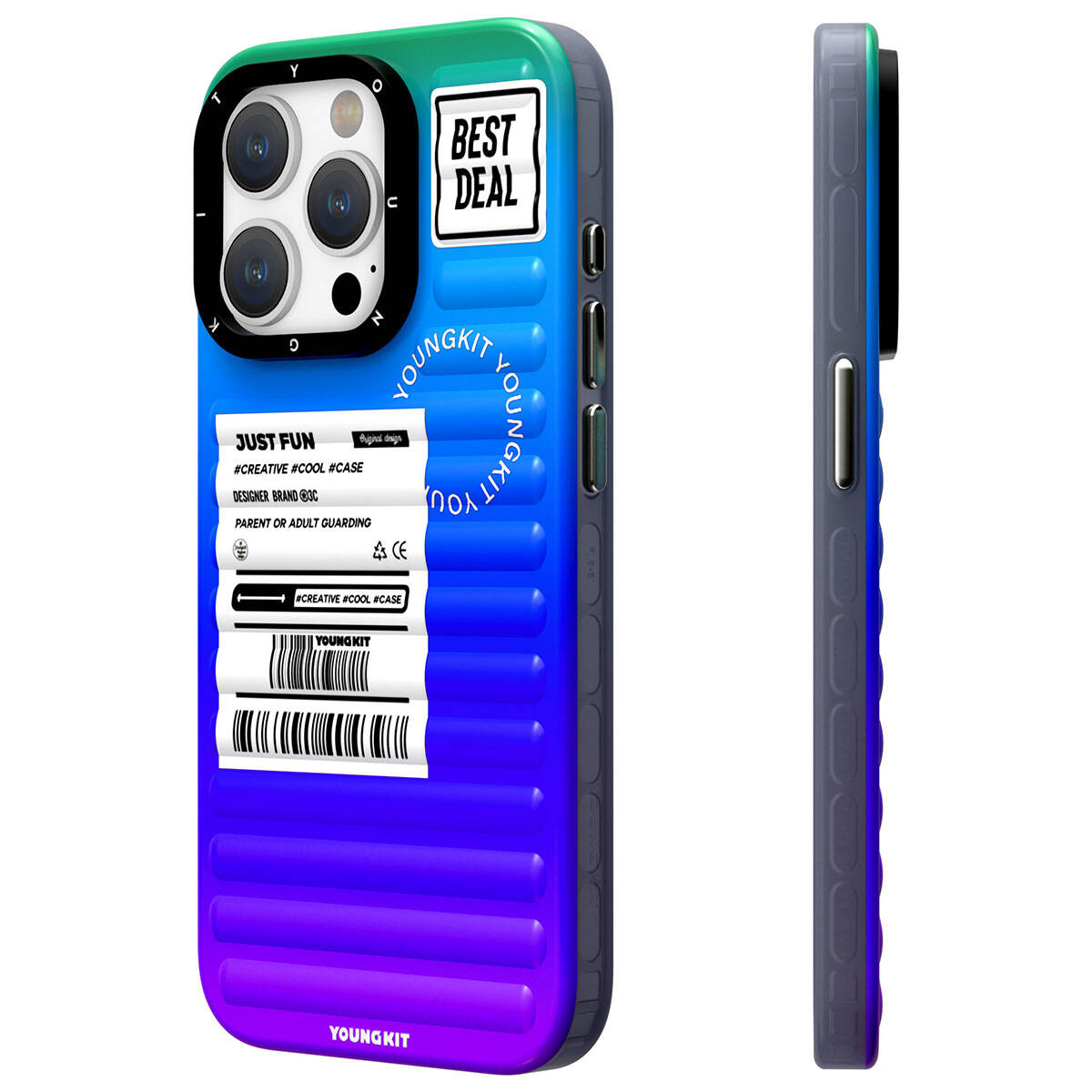 Apple iPhone 15 Pro Kılıf YoungKit The Secret Color Serisi Kapak