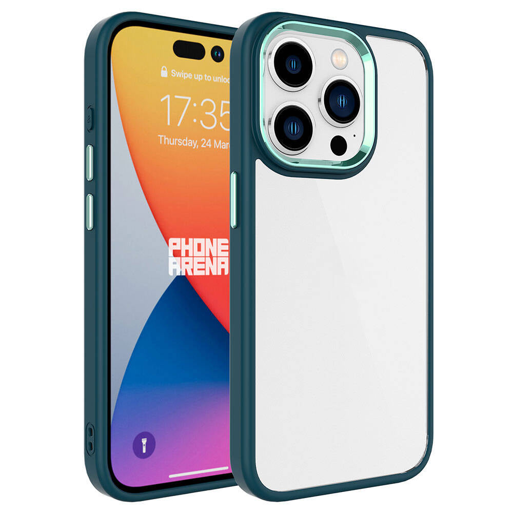 Apple iPhone 15 Pro Max Kılıf Zore Krom Kapak
