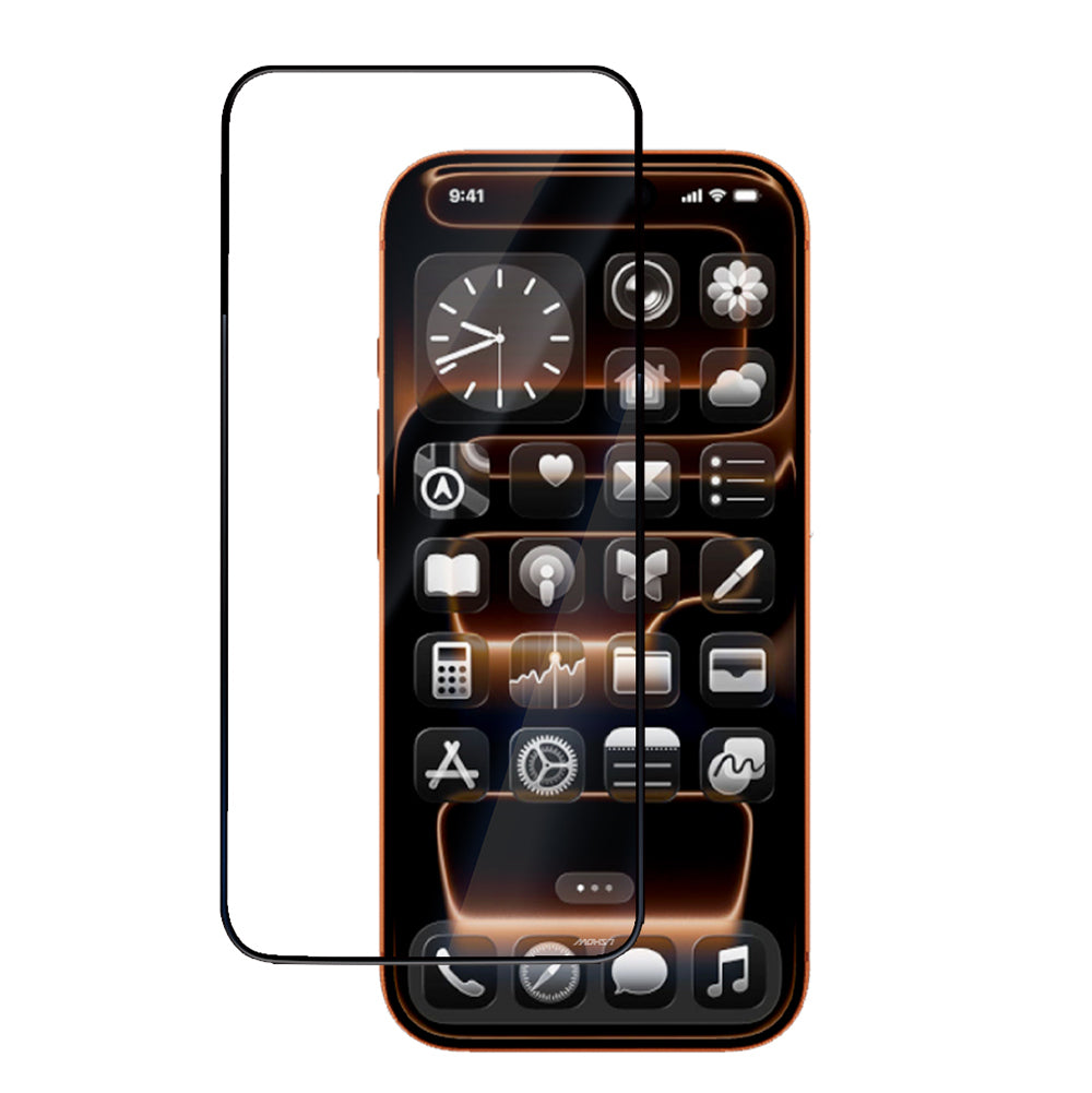 Apple iPhone 16 Mohseven M6 HD Temperli Cam Ekran Koruyucu + Kolay Uygulama Aparatı
