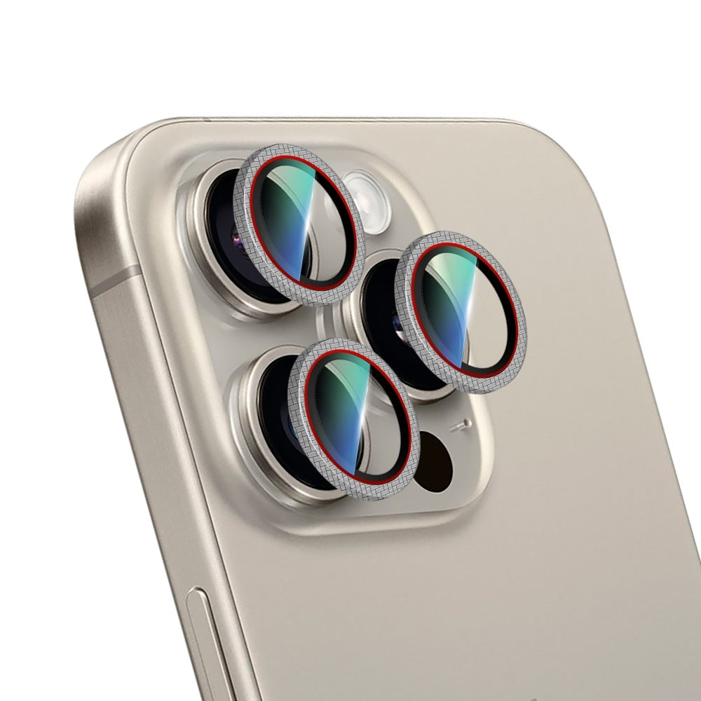 Apple iPhone 16 Pro CaseWorld Karbon Fiber Serisi Anti Reflective Ultra Clear Kamera Lens Koruyucu