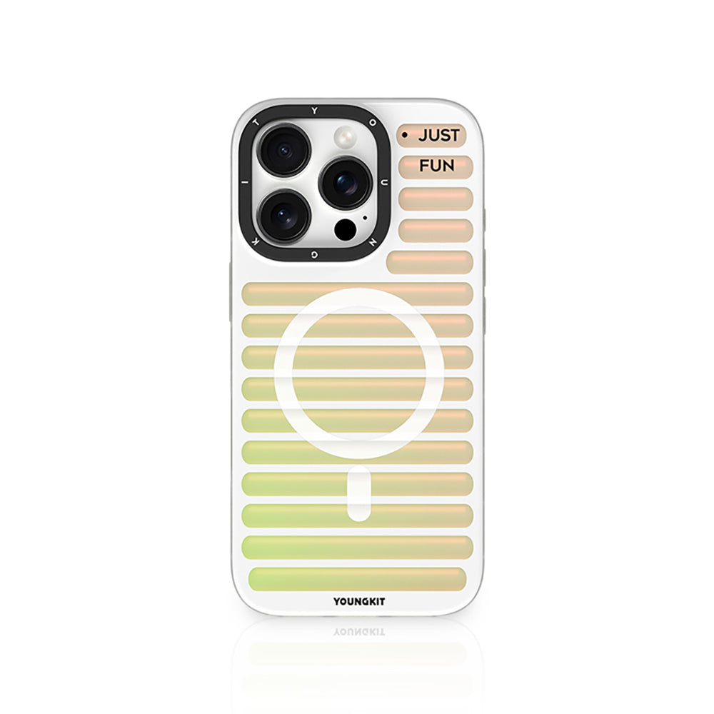 Apple iPhone 16 Pro Kılıf M-safe Şarj Özellikli Youngkit Geek Serisi Kapak
