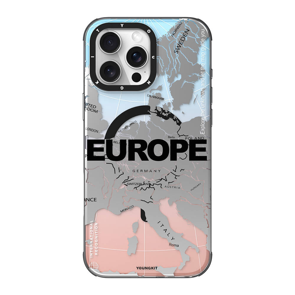 Apple iPhone 16 Pro Kılıf M-safe Şarj Özellikli Youngkit Universal Serisi Kapak