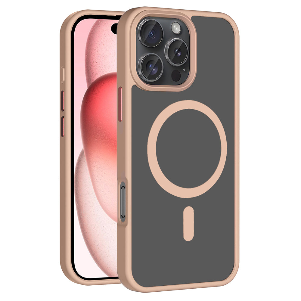 Apple iPhone 16 Pro Max Kılıf M-safe Şarj Özellikli Mat Arka Yüzey Zore Sio Kapak