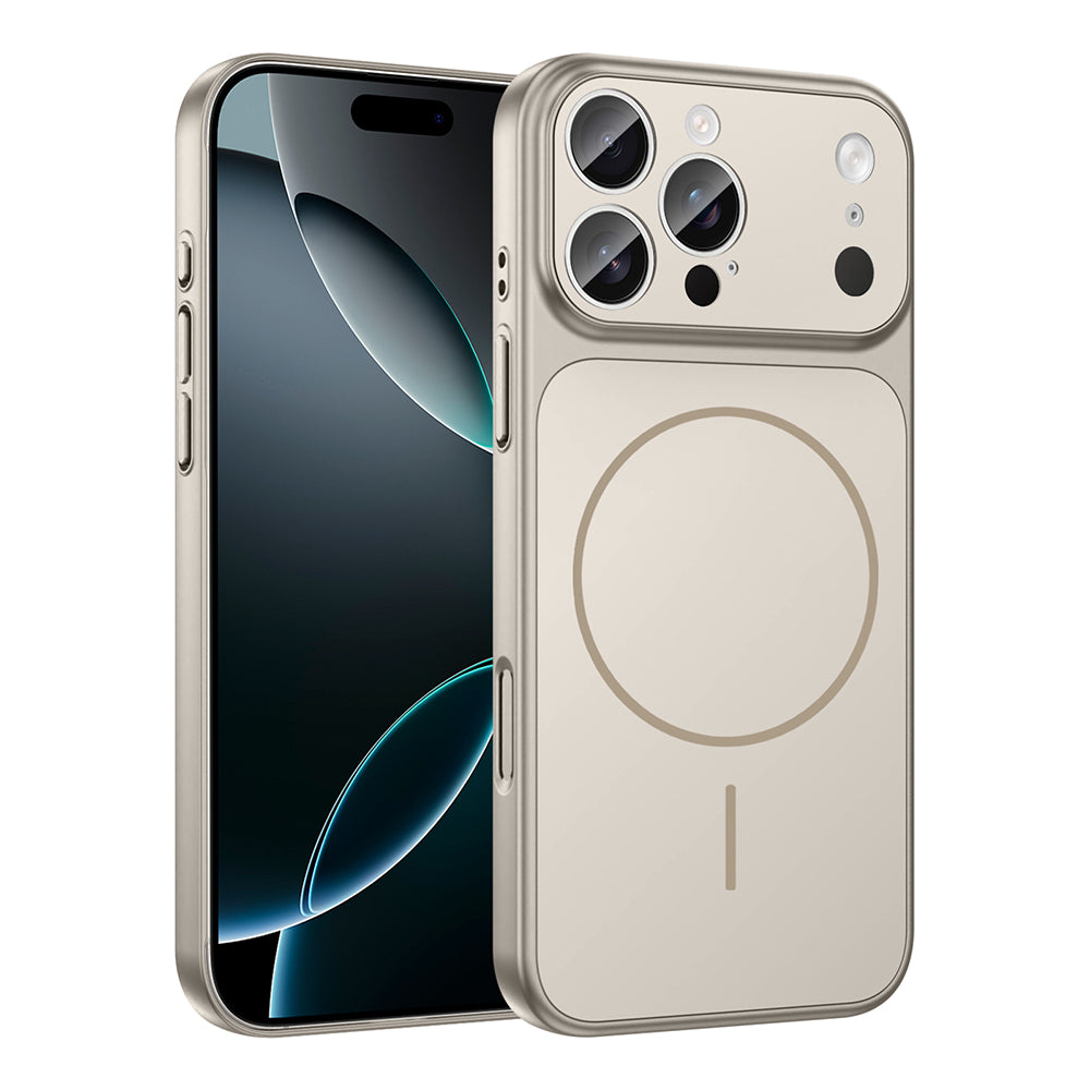 Apple iPhone 16 Pro Max Kılıf Zore M-Safe Şarj Özellikli Kamera Korumalı Formen Kapak