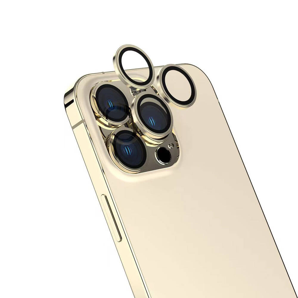 Apple iPhone 16 Pro Max Zore Safir CL-15 Parmak İzi Bırakmayan Anti-Reflective Kamera Lens Koruyucu