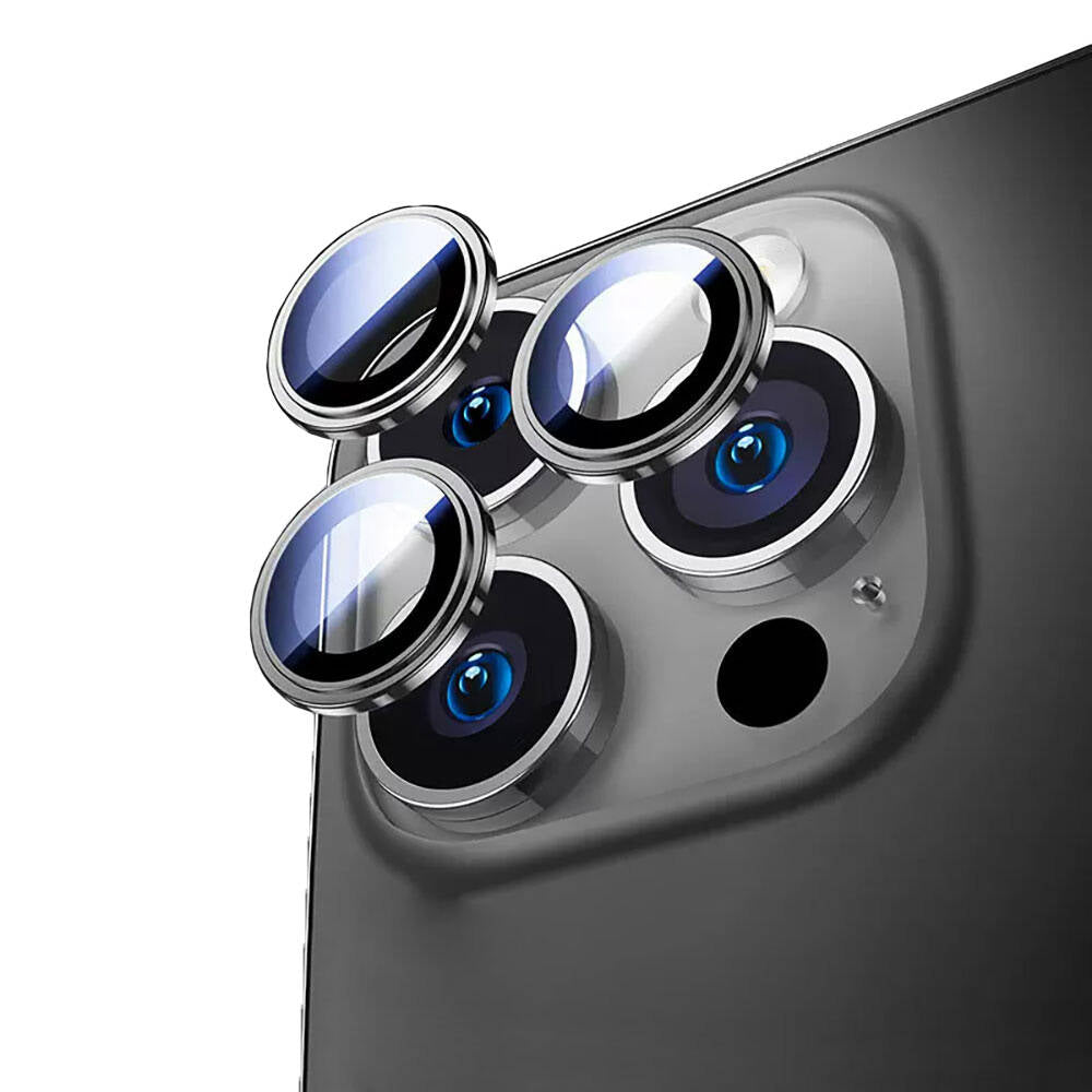 Apple iPhone 16 Pro Wiwu Lens Guard Metal Kamera Lens Koruyucu