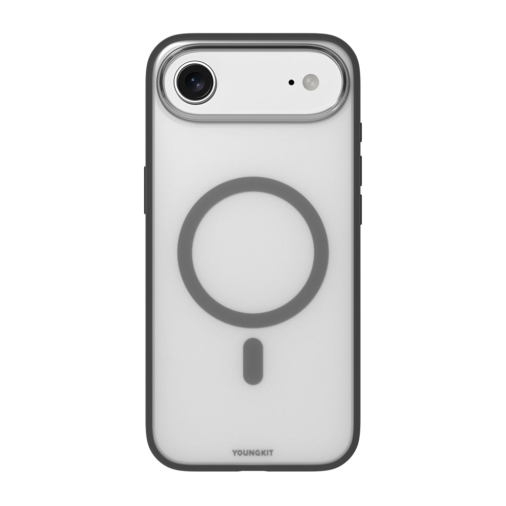 Apple iPhone 17 Air Kılıf M-safe Şarj Özellikli Youngkit Clear Serisi Kapak