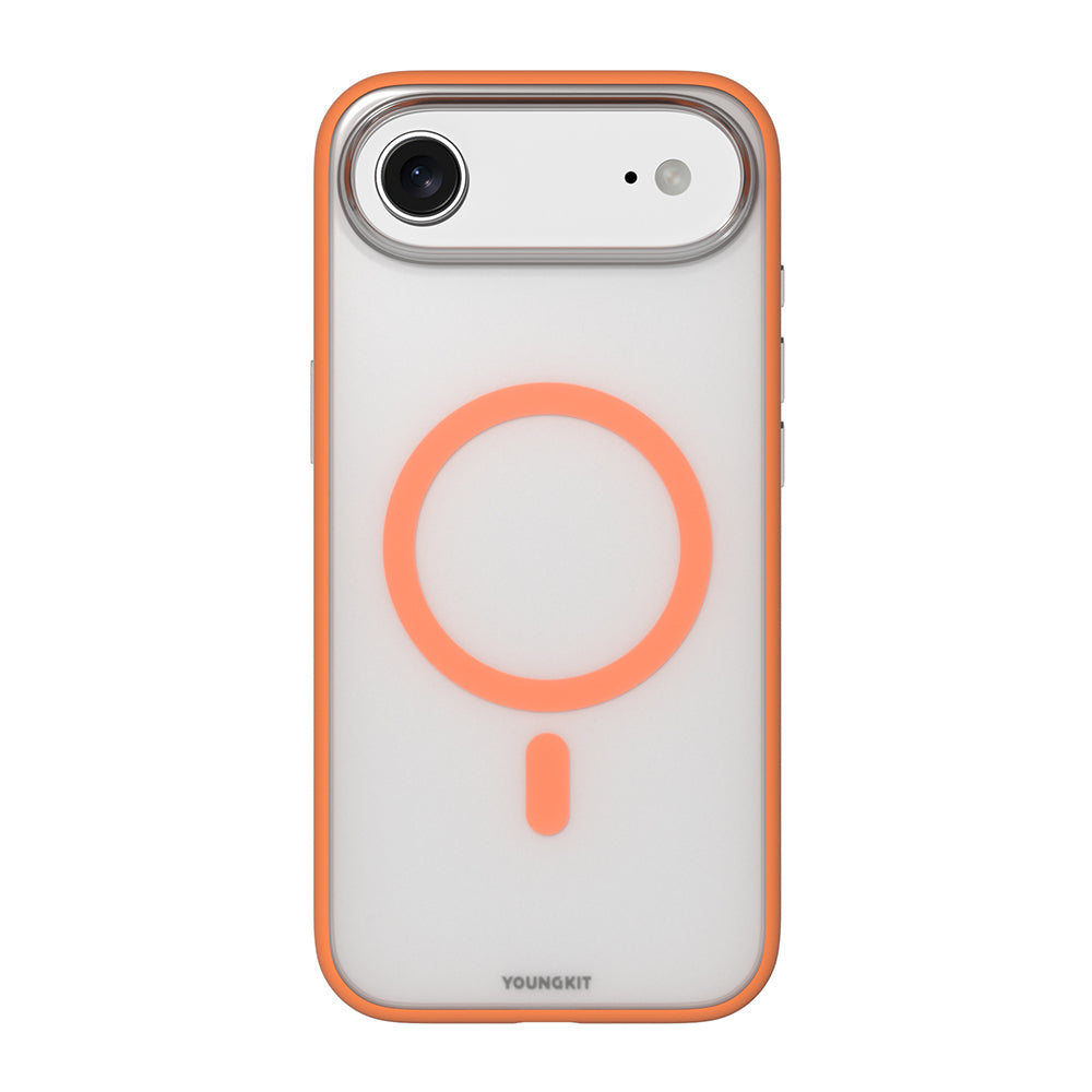 Apple iPhone 17 Air Kılıf M-safe Şarj Özellikli Youngkit Clear Serisi Kapak