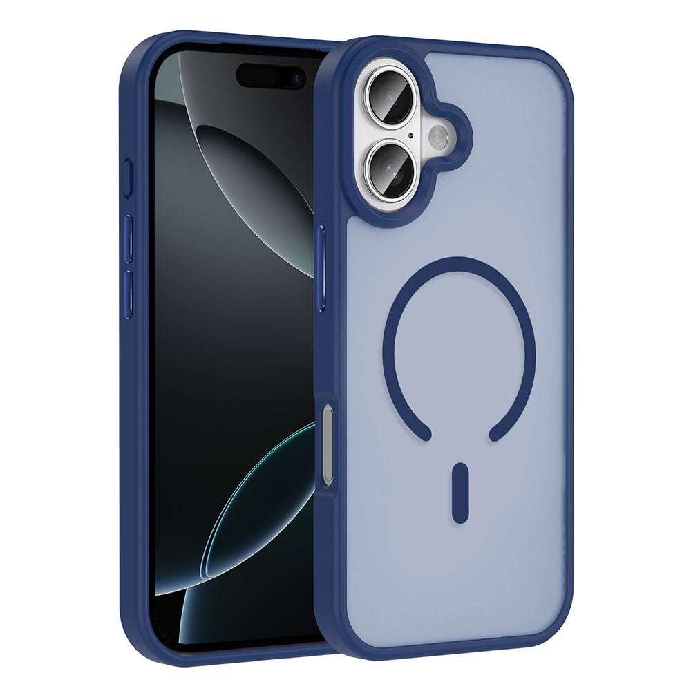 Apple iPhone 17 Kılıf M-safe Şarj Özellikli Mat Arka Yüzey Zore Sio Kapak