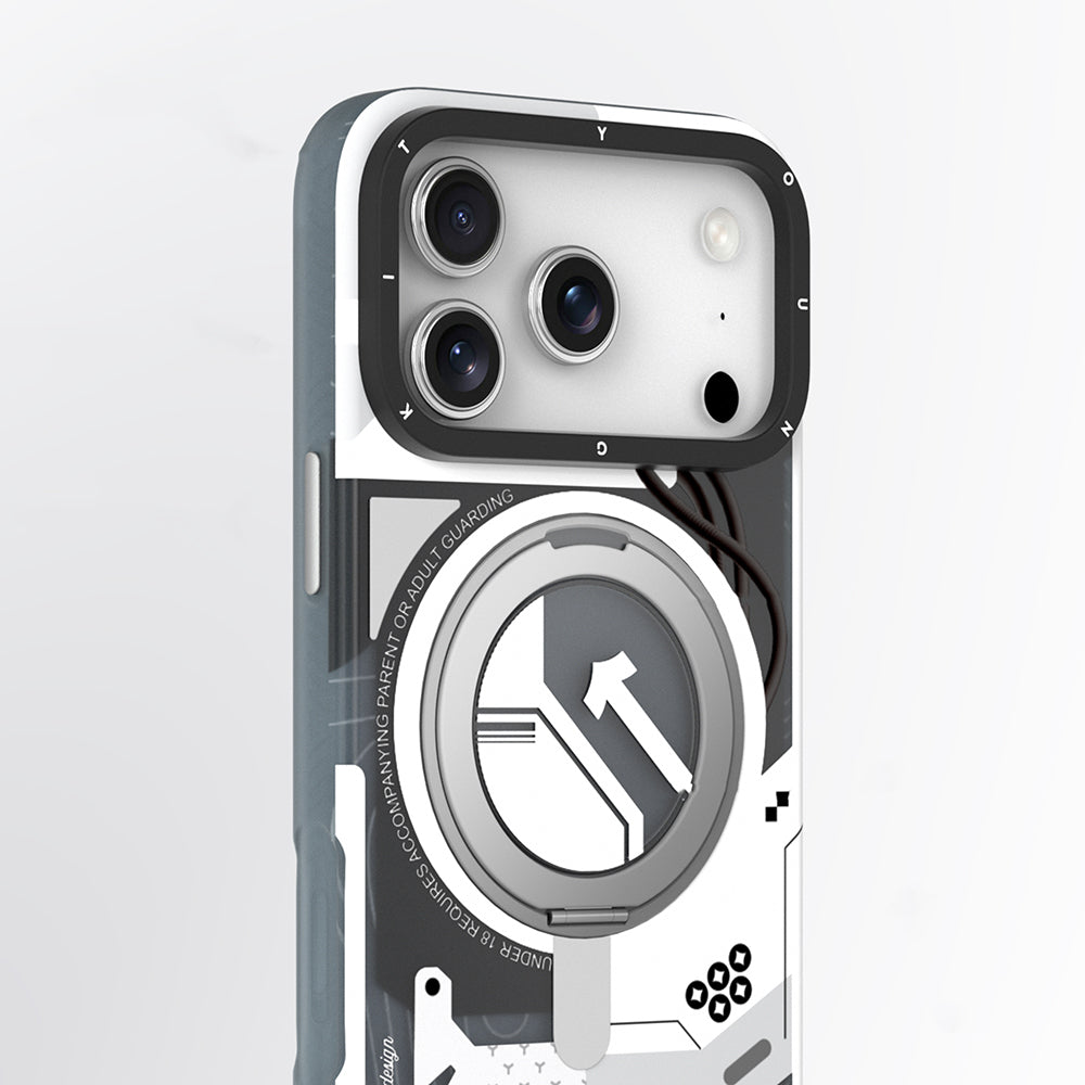Apple iPhone 17 Pro Kılıf M-safe Şarj Özellikli Youngkit Starship Serisi Kapak