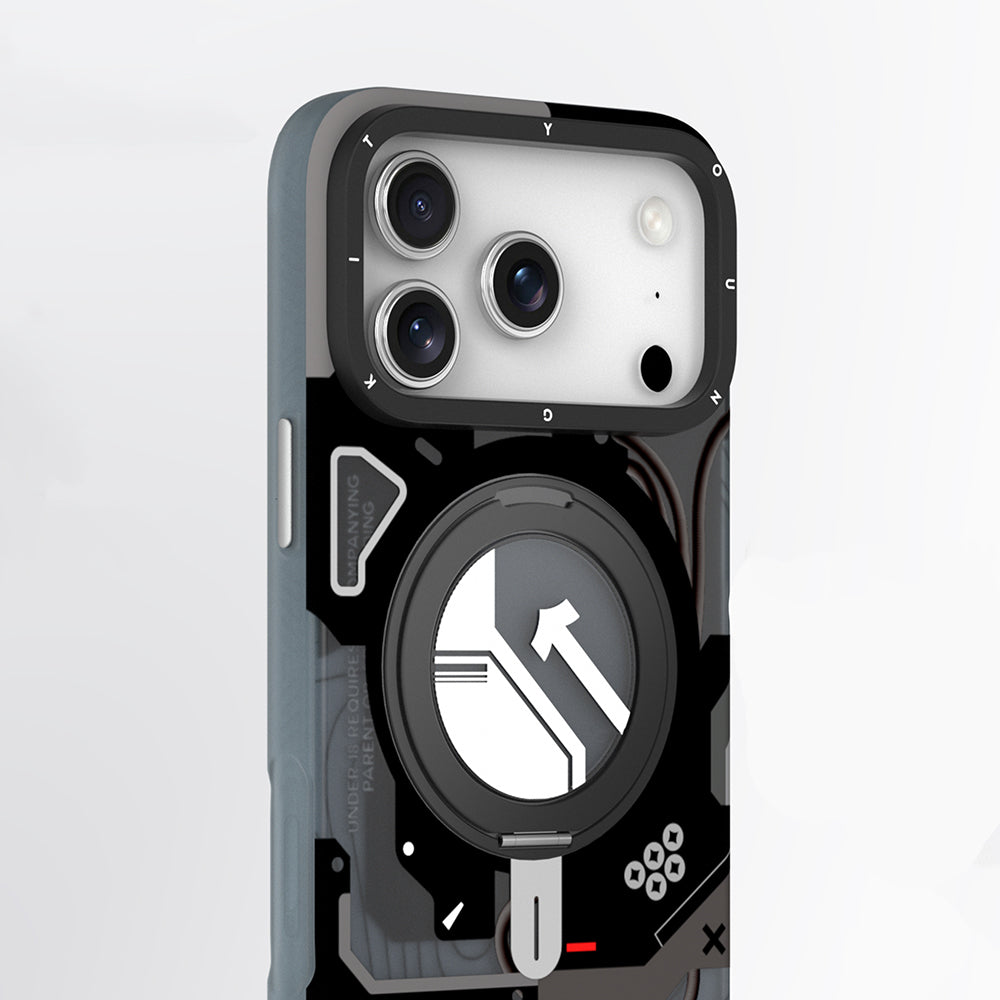Apple iPhone 17 Pro Kılıf M-safe Şarj Özellikli Youngkit Starship Serisi Kapak