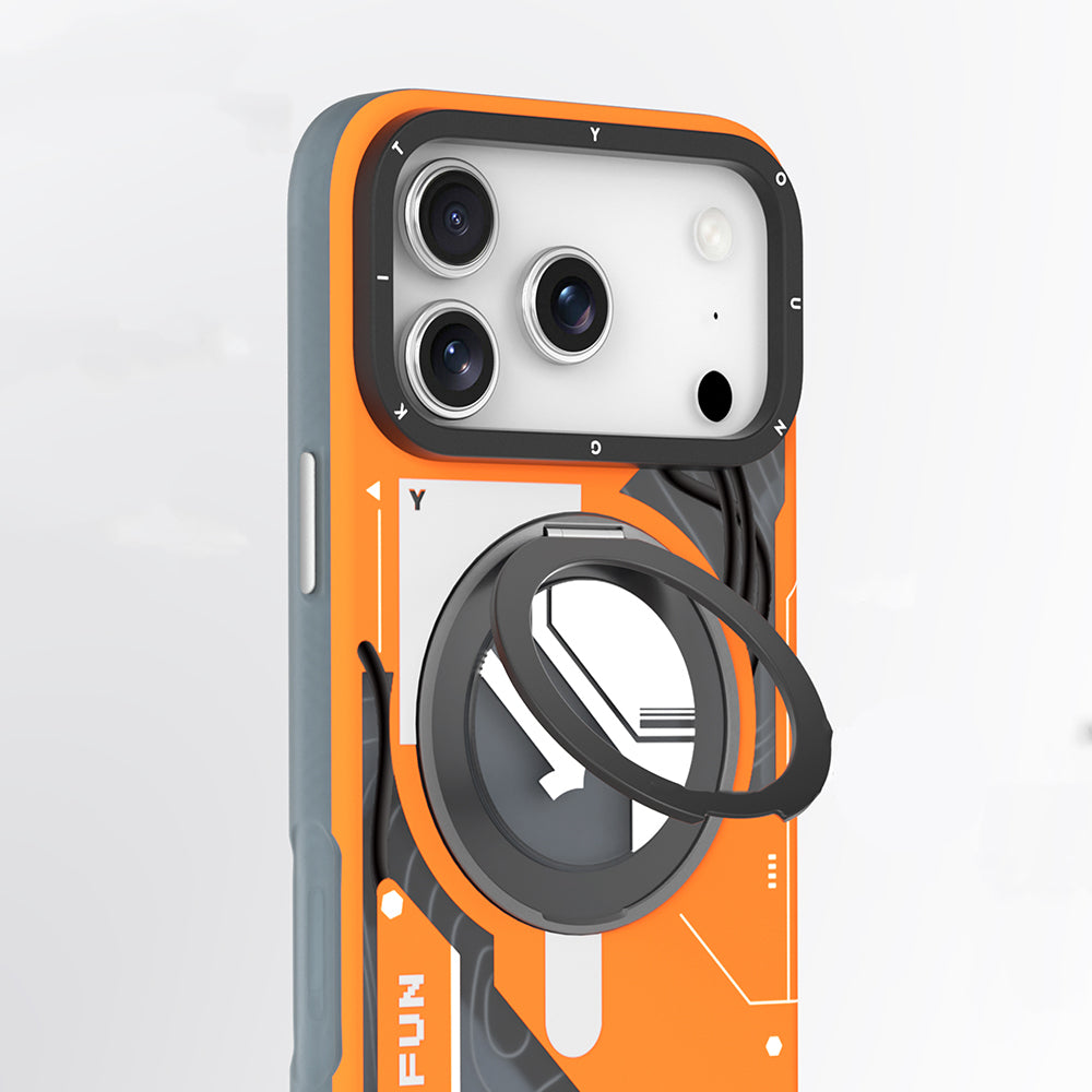 Apple iPhone 17 Pro Kılıf M-safe Şarj Özellikli Youngkit Starship Serisi Kapak
