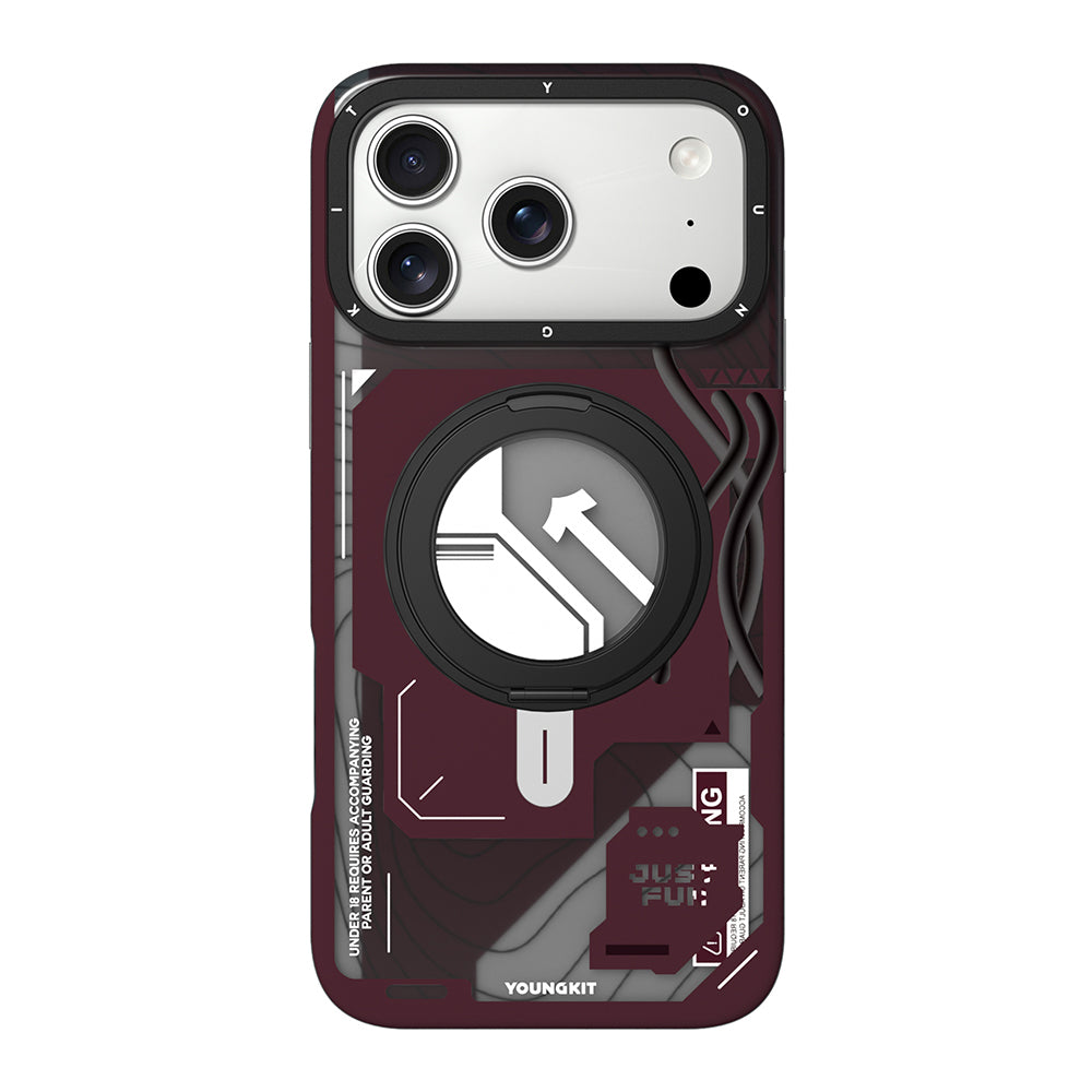 Apple iPhone 17 Pro Kılıf M-safe Şarj Özellikli Youngkit Starship Serisi Kapak