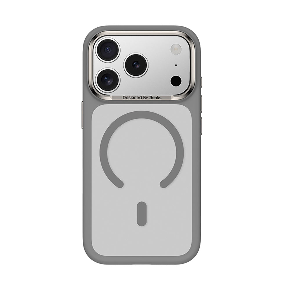 Apple iPhone 17 Pro Max Kılıf M-Safe Şarj Özellikli Benks Mist C-Magnet Kapak