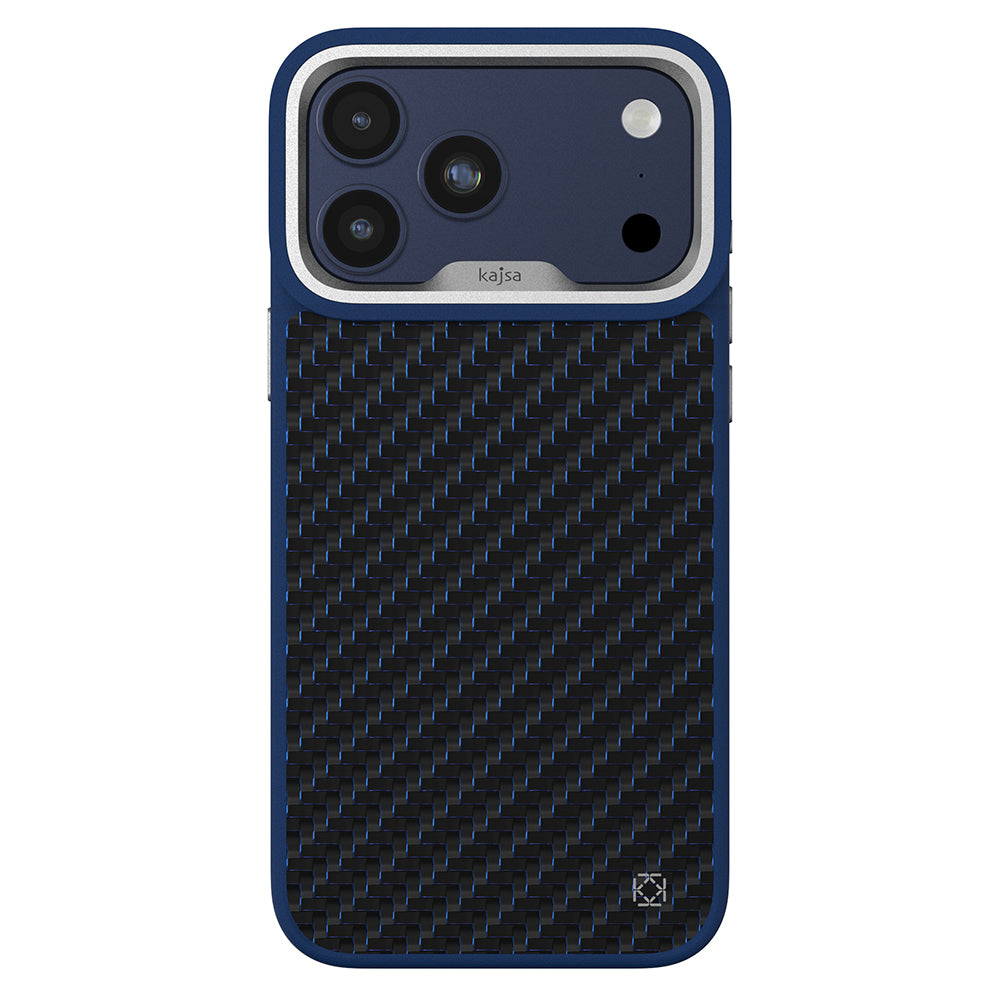 Apple iPhone 17 Pro Max Kılıf M-safe Şarj Özellikli O-Ring Kajsa Carbon Fiber Serisi Kapak