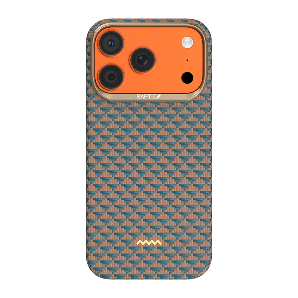 Apple iPhone 17 Pro Max Kılıf M-safe Şarj Özellikli Raptic Aramid Skin Origin Serisi Kapak