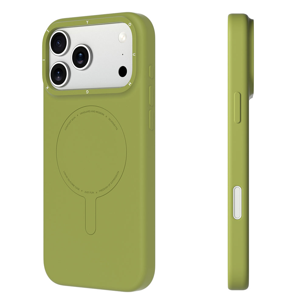 Apple iPhone 17 Pro Max Kılıf M-Safe Şarj Özellikli Youngkit Morandi Serisi Kapak