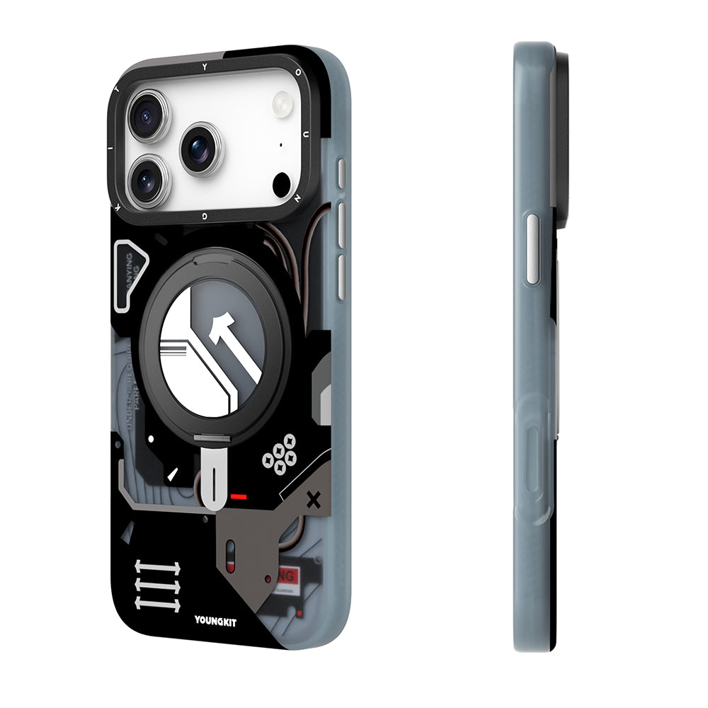 Apple iPhone 17 Pro Max Kılıf M-safe Şarj Özellikli Youngkit Starship Serisi Kapak