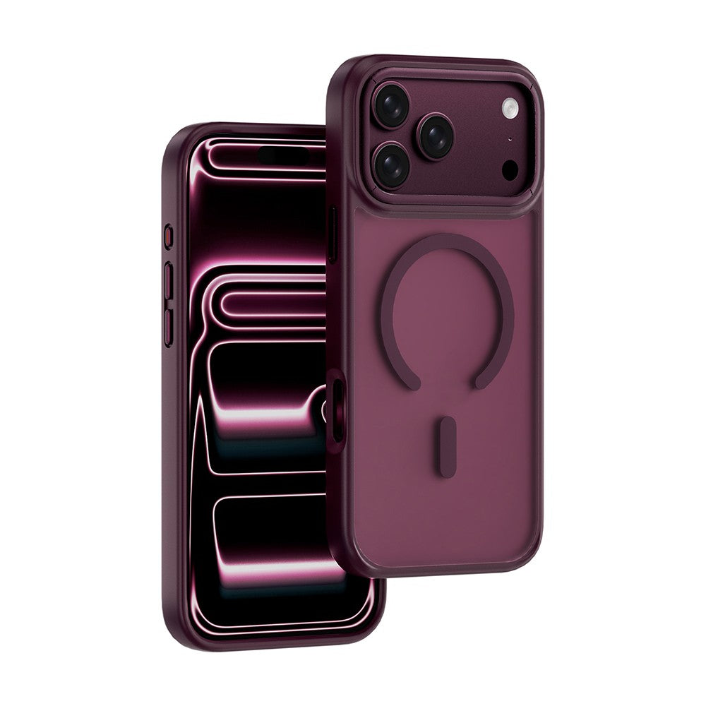 Apple iPhone 17 Pro Max Kılıf Wiwu FGG-012 ArmorPro Serisi M-safe Şarj Özellikli Parmak İzi Bırakmayan Kılıf