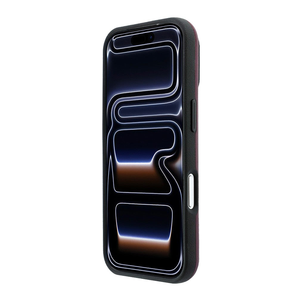 Apple iPhone 18 Pro Kılıf BMW Orjinal Lisanslı M-safe Şarj Özellikli PU Delikli Metal M Logolu Kapak