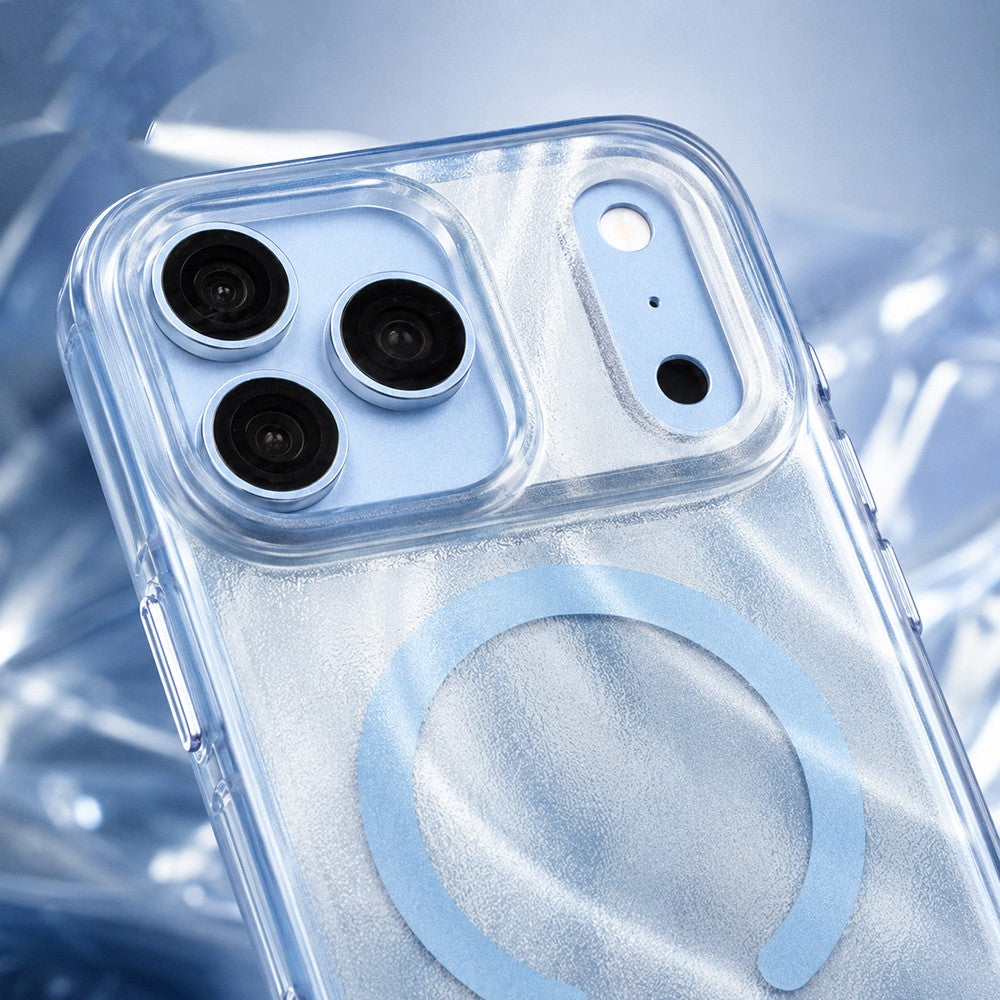 Apple iPhone 18 Pro Kılıf M-safe Şarj Özellikli Mutural Glow Desert Serisi Kapak