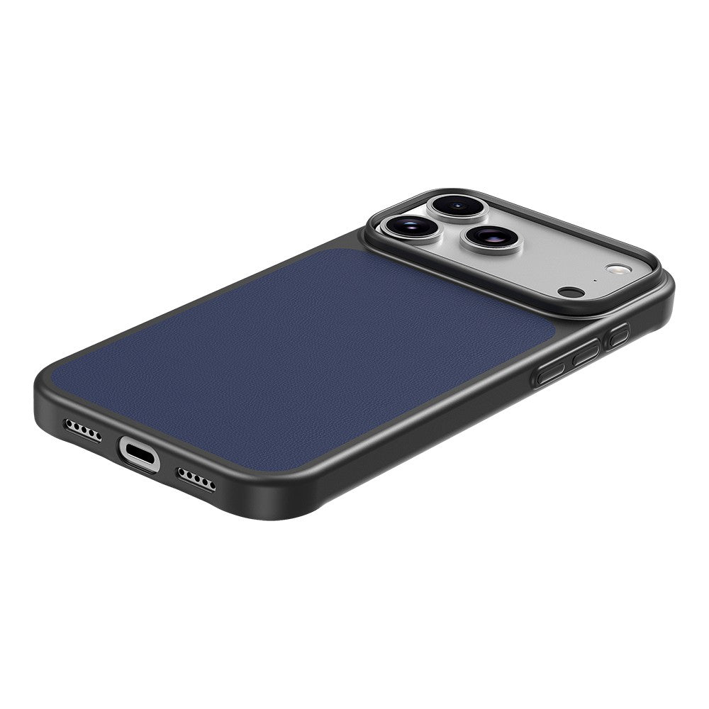 Apple iPhone 18 Pro Kılıf M-Safe Şarj Özellikli PU Zore Paris Trexo Sert PC Kapak