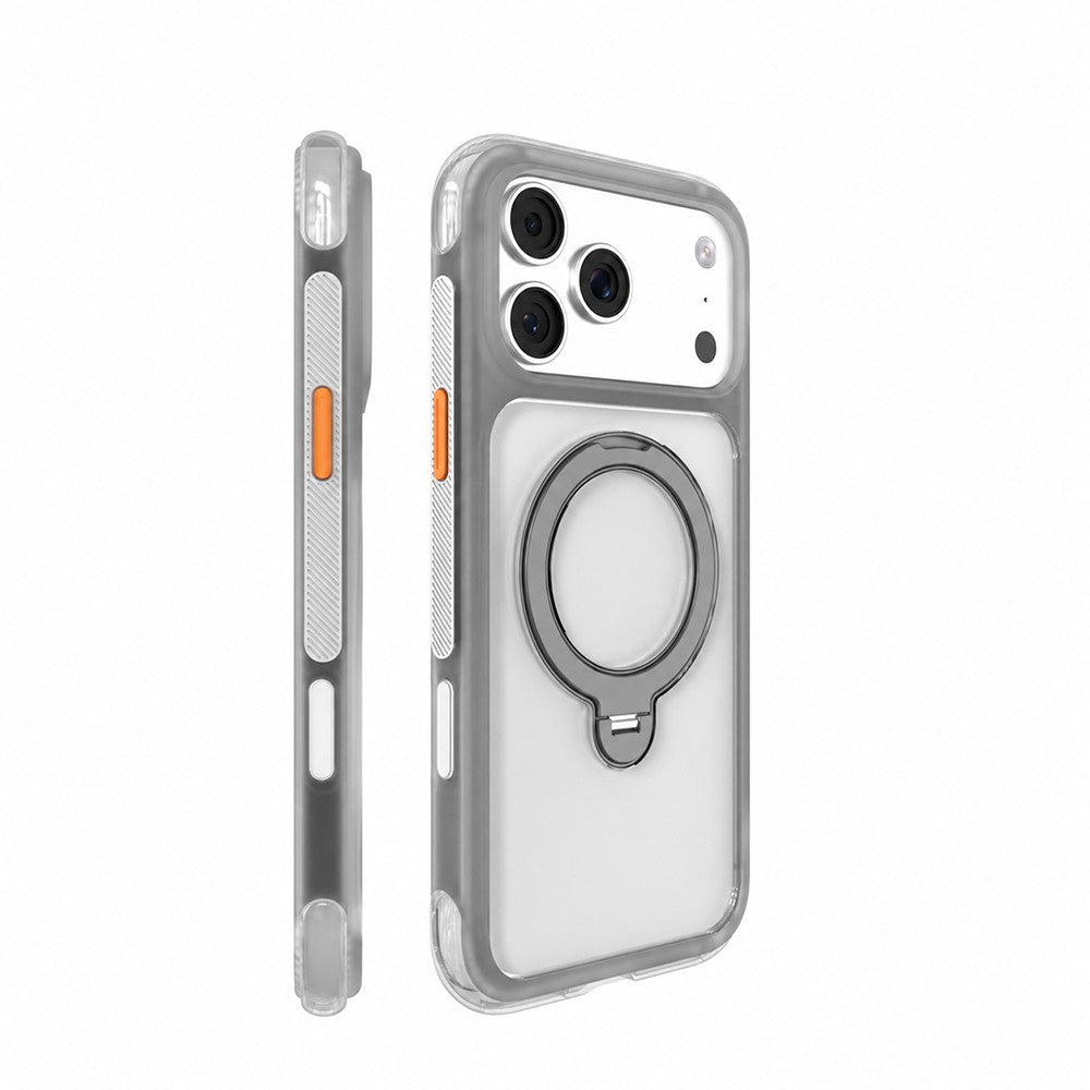 Apple iPhone 18 Pro Kılıf M-safe Şarj Özellikli Standlı Airbag Tasarımlı Mutural Air Shield Serisi Kapak