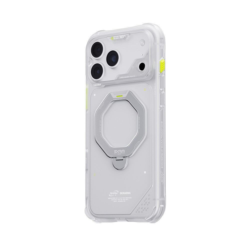 Apple iPhone 18 Pro Kılıf M-safe Şarj Özellikli Standlı Skinarma Saturn Kapak