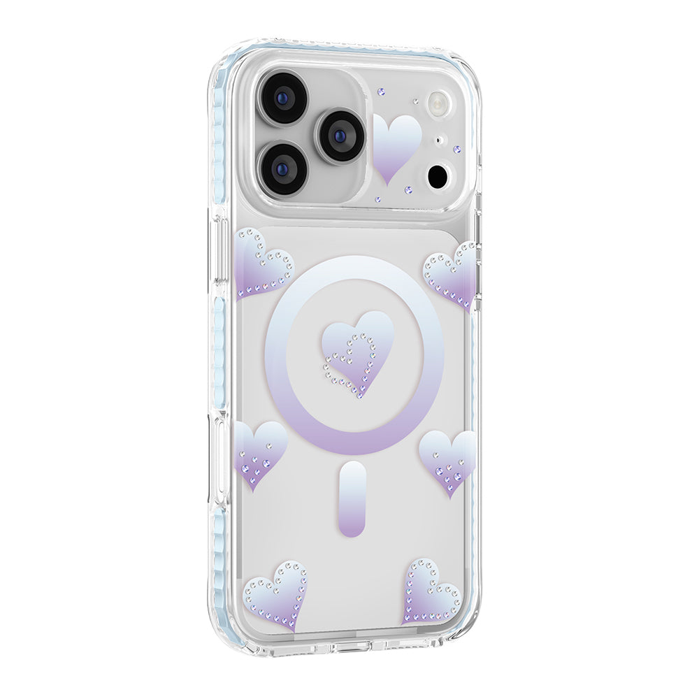 Apple iPhone 18 Pro Kılıf M-Safe Şarj Özellikli Zore Paris Elvo Sert PC Kapak