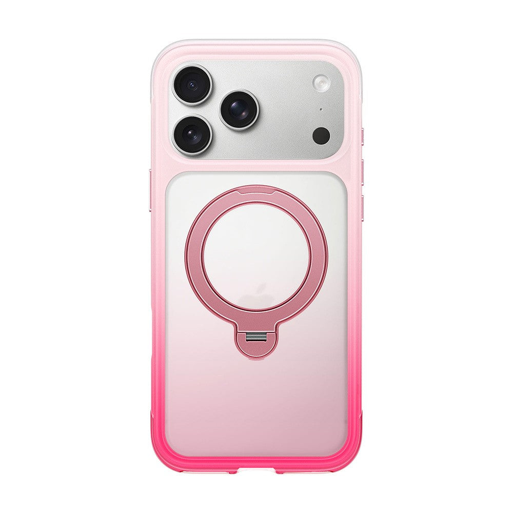 Apple iPhone 18 Pro Kılıf Wiwu AS-204 AeroShield Aurora Ultra Serisi M-safe Şarj Özellikli Airbag Tasarımlı Standlı Kapak