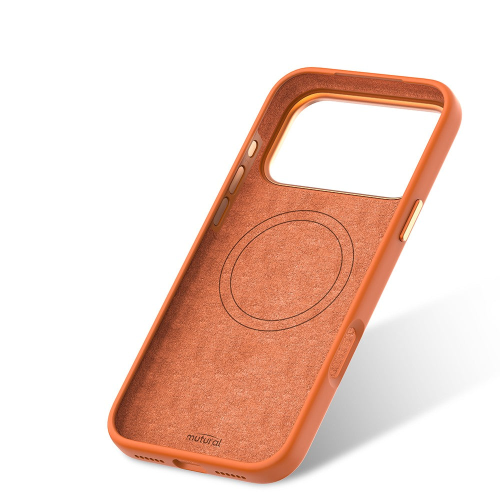 Apple iPhone 18 Pro Max Kılıf M-safe Şarj Özellikli Mutural Pure Serisi Kapak