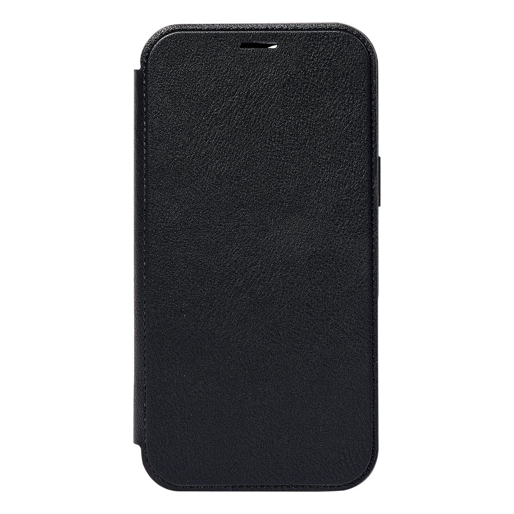 Apple iPhone 18 Pro Max Kılıf M-safe Şarj Özellikli Vegan Deri Tasarımlı Şeffaf Arka Yüzey Kartlıklı Raptic Urban Folio Serisi Kapak