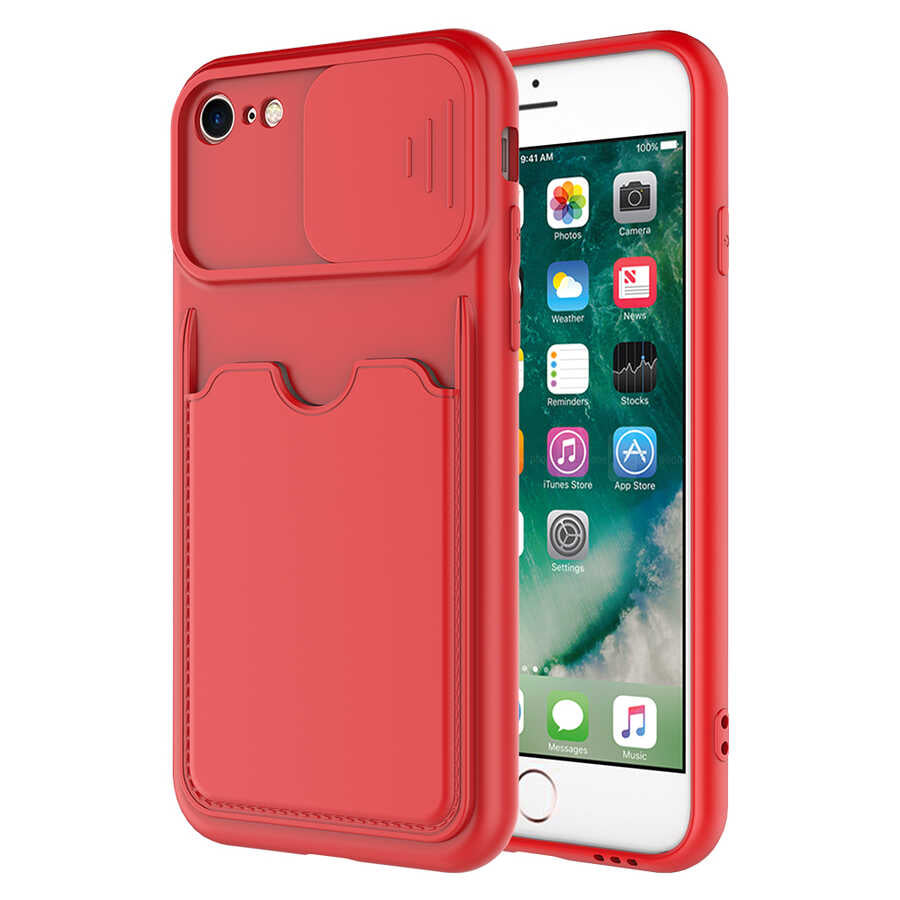Apple iPhone SE 2022 Kılıf Zore Kartix Kapak